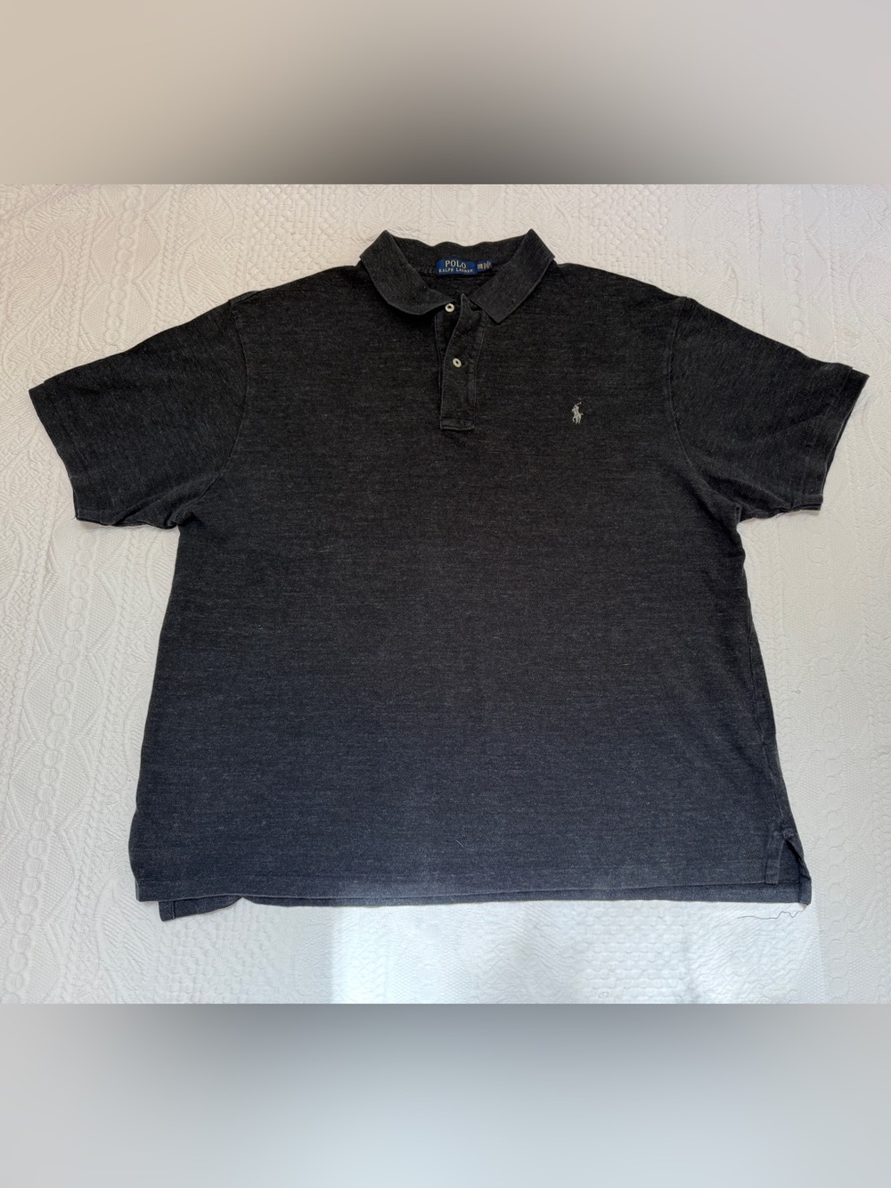 Polo Ralph Lauren Gray Polo Shirt Men’s Size 2XB Collared